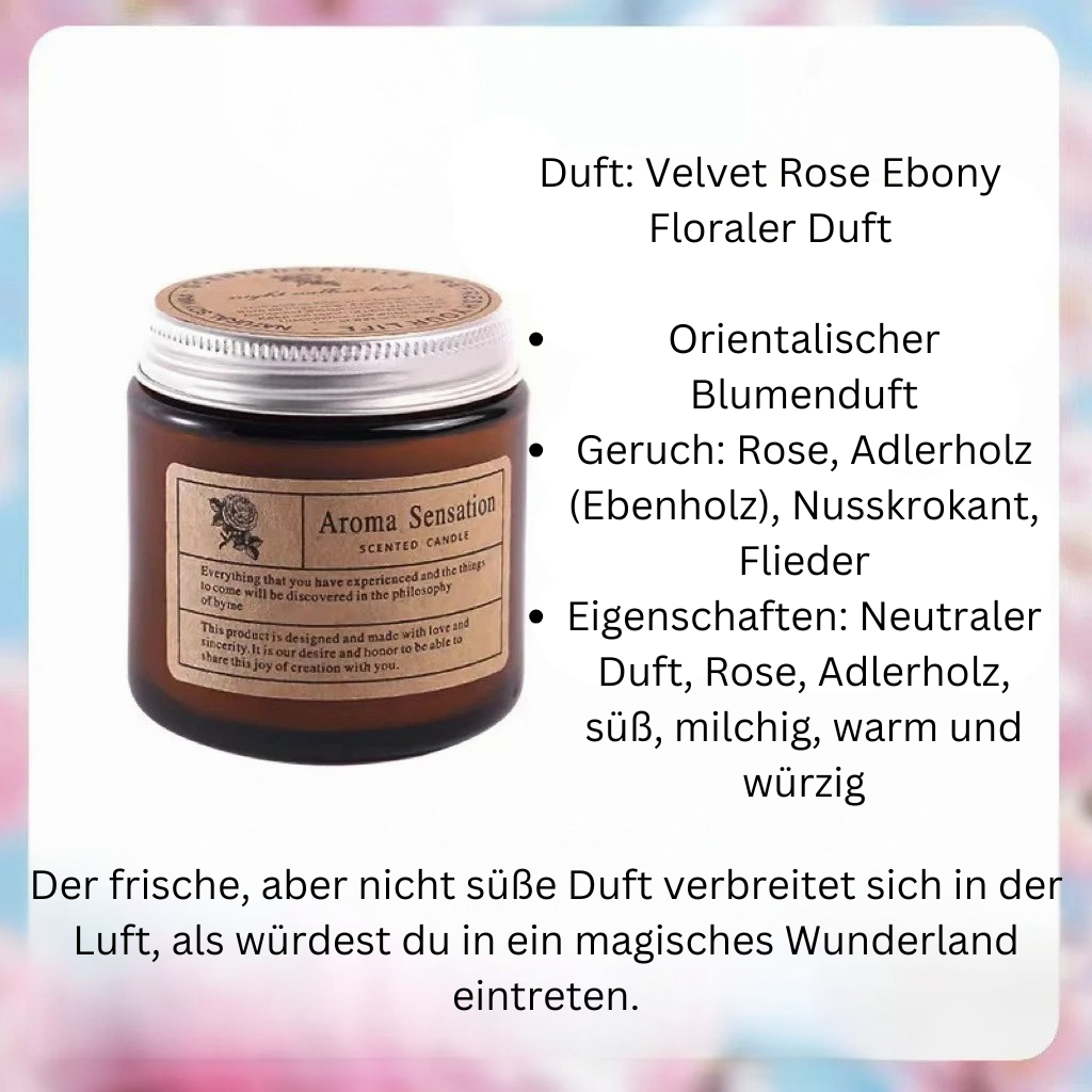 Luxuriöse Duftkerze aus Sojawachs