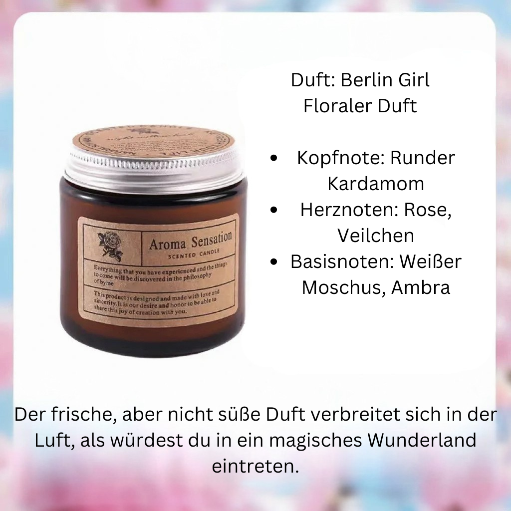 Luxuriöse Duftkerze aus Sojawachs