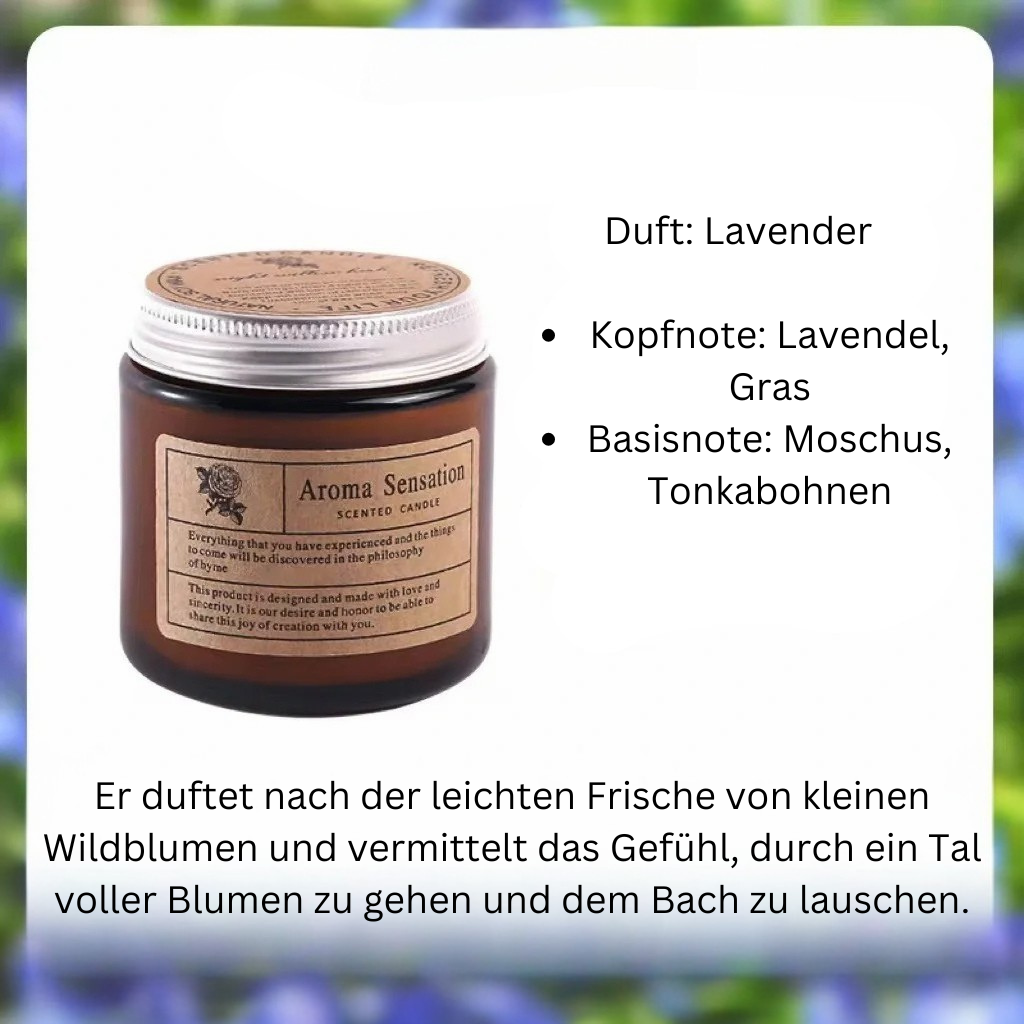 Luxuriöse Duftkerze aus Sojawachs