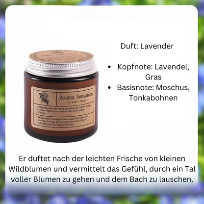 Luxuriöse Duftkerze aus Sojawachs