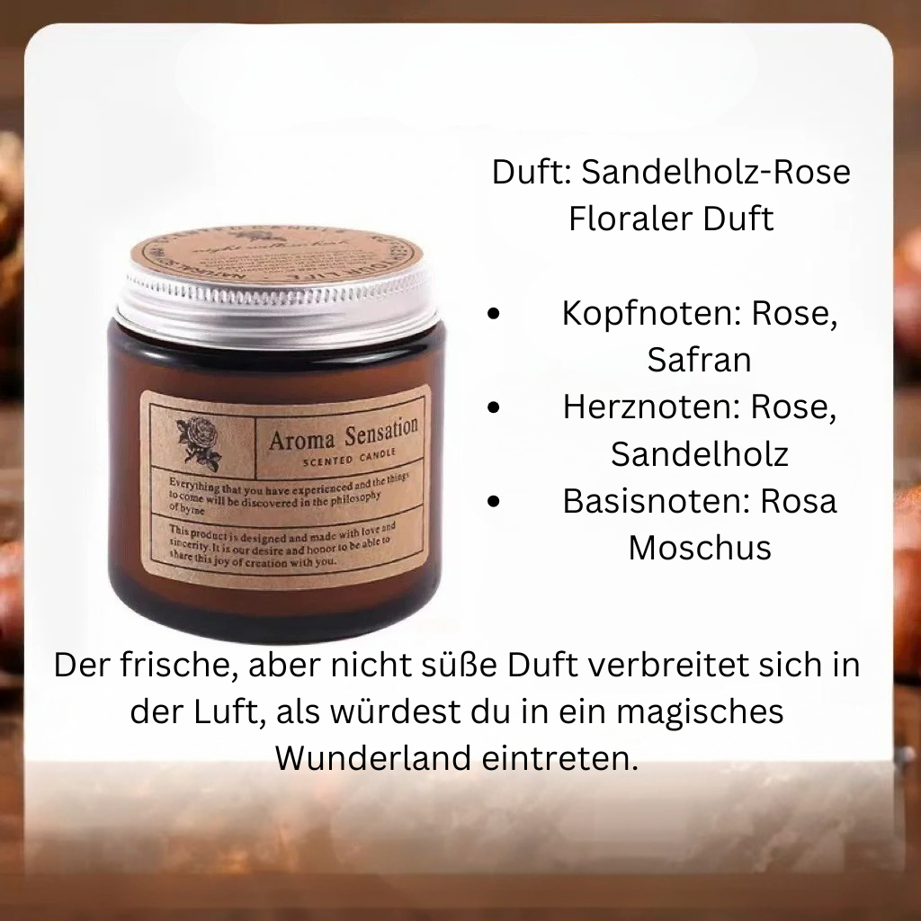 Luxuriöse Duftkerze aus Sojawachs