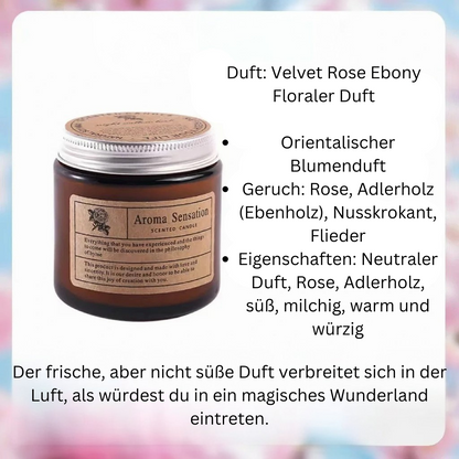 Luxuriöse Duftkerze aus Sojawachs