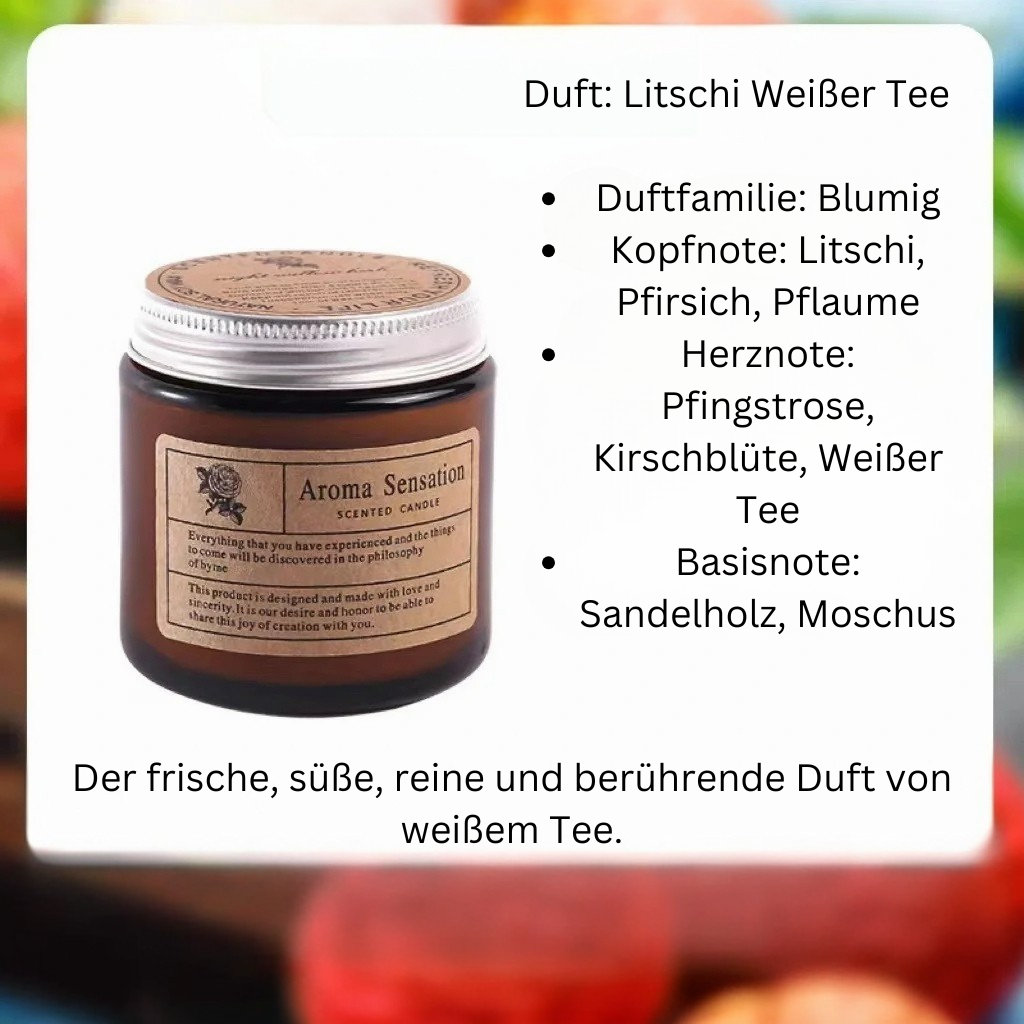 Luxuriöse Duftkerze aus Sojawachs