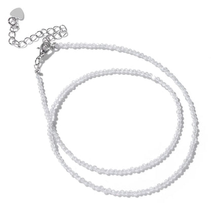 Feine Naturstein-Perlen Halsband