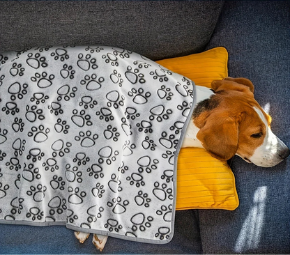 Flauschige Haustierdecke