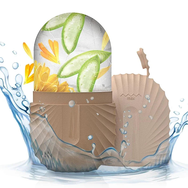 Ice Roller Gesicht – Kühlender Gesichtsroller aus Silikon