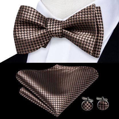 Jacquard Seidenfliegen-Set
