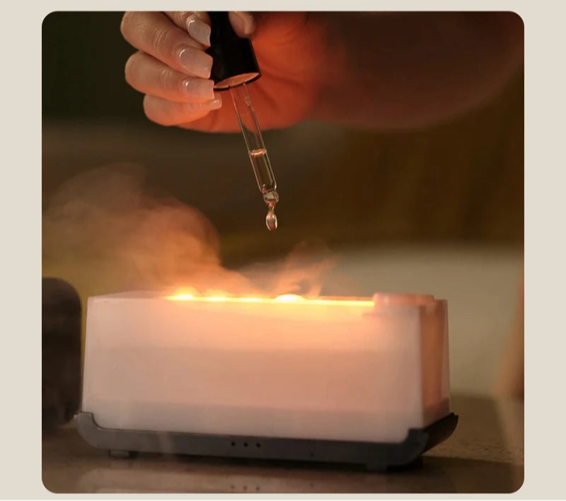 LED-Flammen-Aromatherapie Diffusor