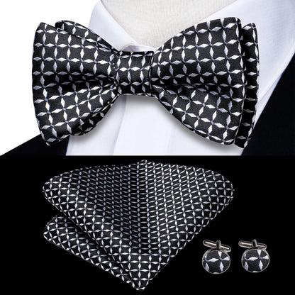 Jacquard Seidenfliegen-Set