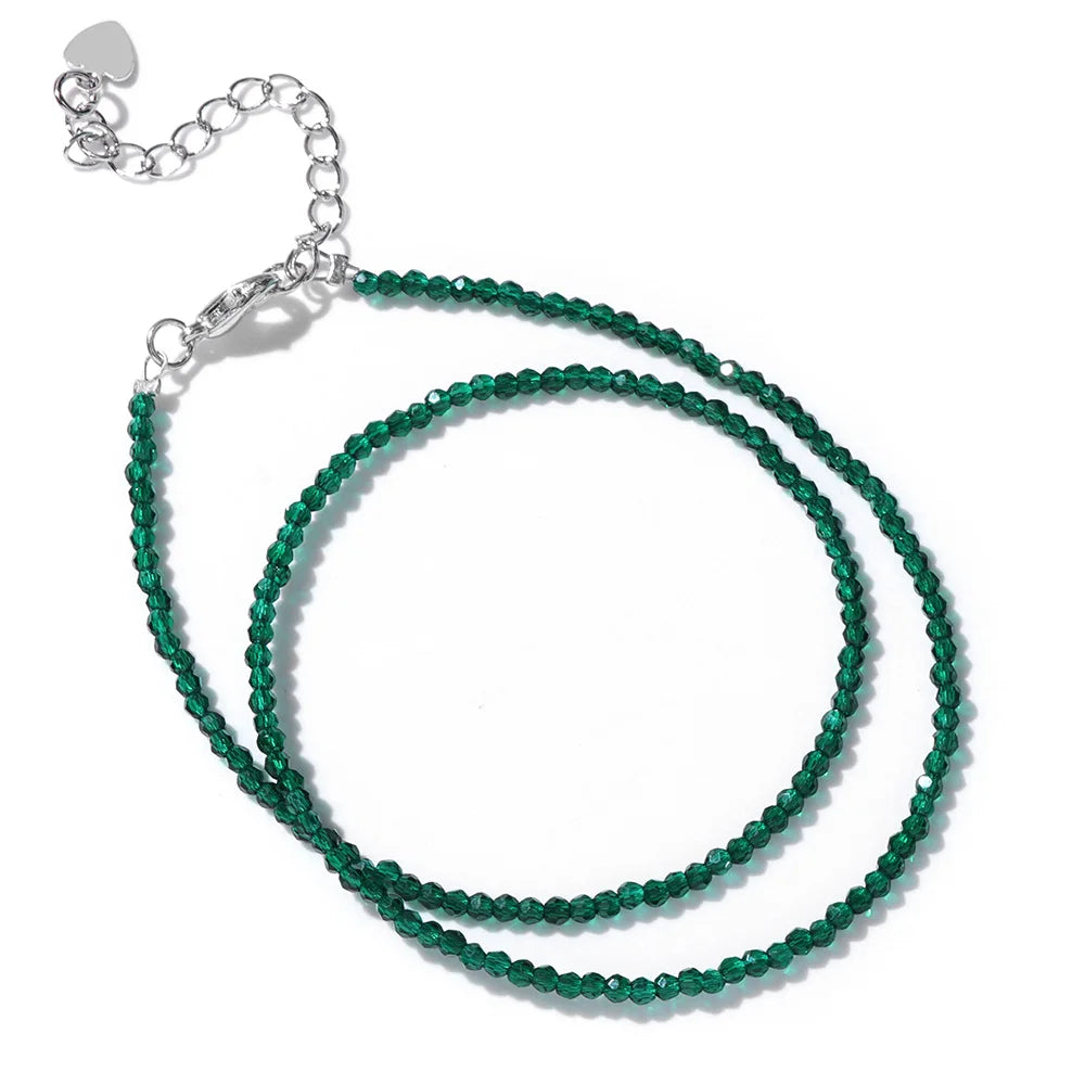 Feine Naturstein-Perlen Halsband