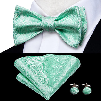 Jacquard Seidenfliegen-Set