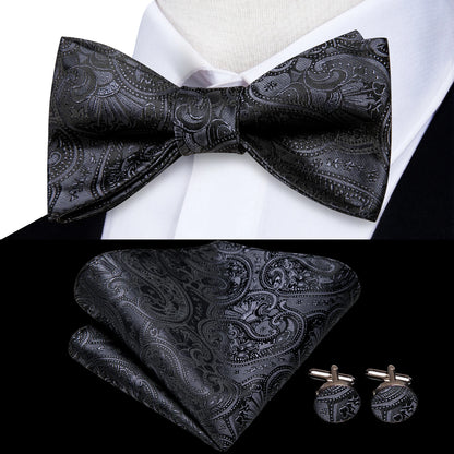 Jacquard Seidenfliegen-Set