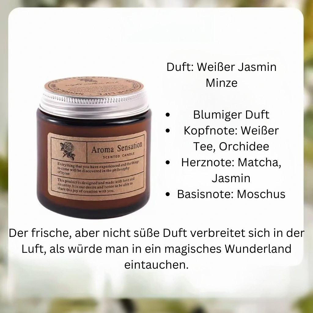 Luxuriöse Duftkerze aus Sojawachs